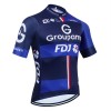 Wielershirt 2025 Groupama FDJ Zwart Blauw